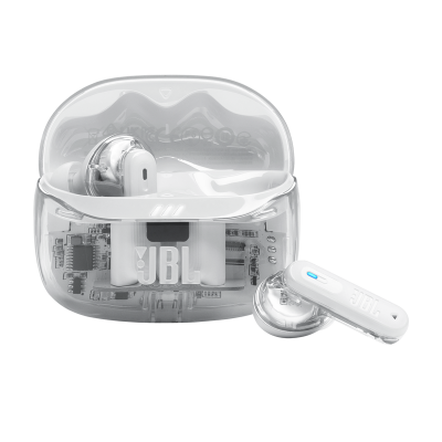JBL Tune Beam 2 Ghost Edition True Wireless Noise Cancelling Earbuds - JBLTBEAM2GWHTAM