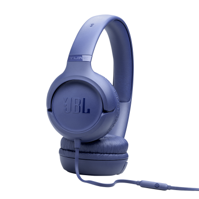 JBL Tune 530 Wired On-Ear Headphones - JBLT530BLUAM