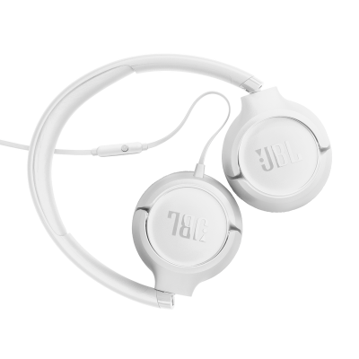 JBL Tune 530 Wired On-Ear Headphones - JBLT530WHTAM