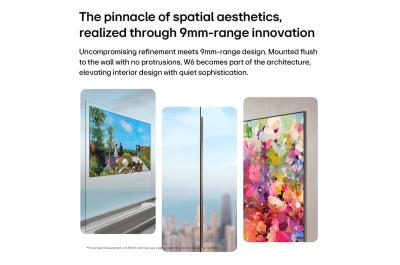 83" LG OLED83W6PUA Wallpaper OLED Evo AI W6 4K Smart TV (2026)