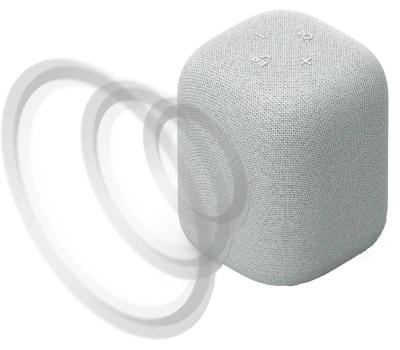 Sony LinkBuds Portable Wireless Speaker in Light Grey - SRSLS1/H