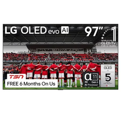 97" LG OLED97G6WUA OLED Evo AI 4K Smart TV (2026)