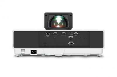 Epson 100 Inch EpiqVision Ultra LS500 4K PRO-UHD Laser Projection TV In White - LS500WATV100EP