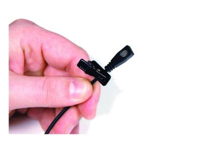 TOA Omni Directional Lavaliere Microphone in Black - MIC-X55