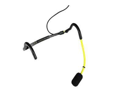 TOA Aerobics Headband Microphone in Yellow - MIC-SJ66-YE