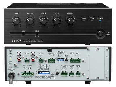 TOA 120 W 5-input Mixer Amplifier - BG2120CU