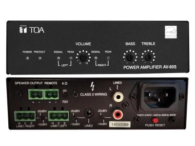 TOA Single Channel Digital Amplifier - AV60SAMD00