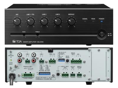 TOA 60 W 5-input Mixer Amplifier - BG2060CU