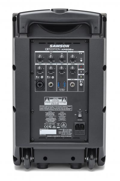 Samson Expedition Rechargeable Portable PA with Handheld Wireless System and Bluetooth - SAXP208W