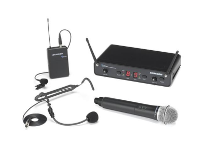 Samson Concert 288 All-In-One Dual Channel Wireless Microphone System - SWC288ALL