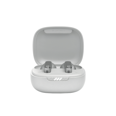 JBL True Wireless Noise Cancelling Earbuds in Silver - JBLLIVEPRO2TWSSLAM