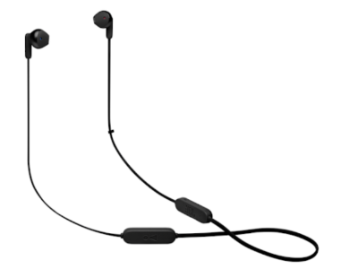 JBL Wireless Earbud Headphones in Black - JBLT215BTBLKAM