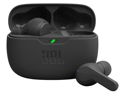 JBL Vibe Beam True Wireless Earbuds in Black - JBLVBEAMBLKAM