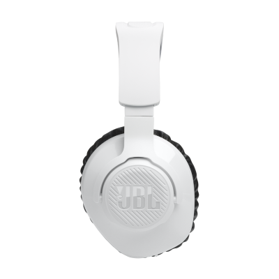 JBL Quantum 360P Wireless Over-Ear Console Gaming Headset with Detachable Boom Mic in White - JBLQ360PWLWHTBLUAM