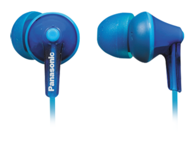 Panasonic Stereo Earphones with MIC for Mobile Phones in Blue - RPTCM125A