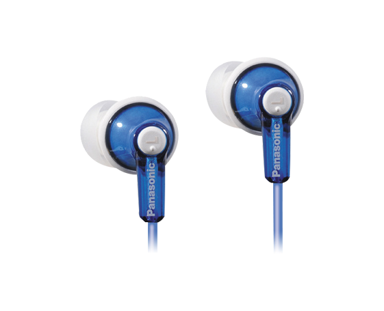 Panasonic RPHJE120 (B) ErgoFit In-Ear Earbud Headphones -