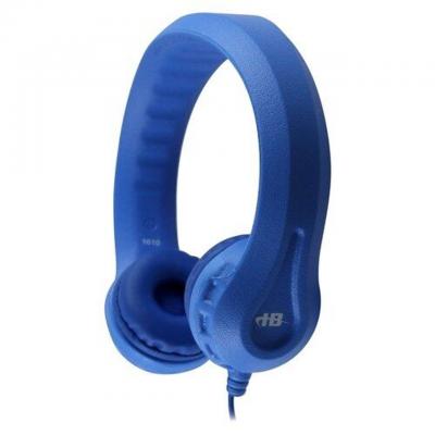 HamiltonBuhl Flex-Phones Foam Headphones for Children in Blue - KIDS-BLU