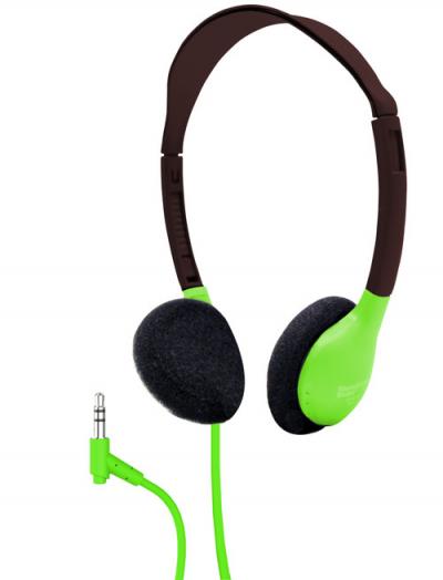 HamiltonBuhl Personal On-Ear Stereo Headphone in Green-HA2GRN