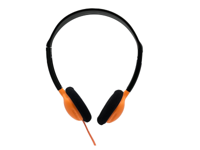 HamiltonBuhl Personal On-Ear Stereo Headphone in Orange-HA2-ORG