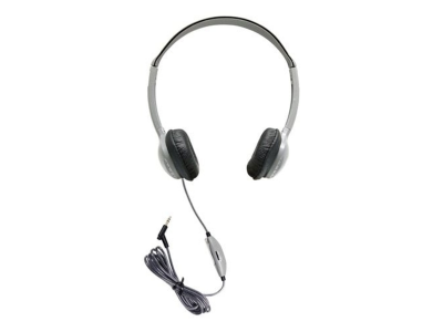 HamiltonBuhl SchoolMate On-Ear Stereo Headphone with Leatherette Cushions - MS2LV