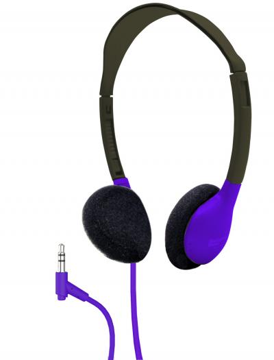 HamiltonBuhl Personal On-Ear Stereo Headphone Purple-HA2-PPL