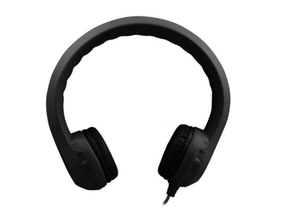HamiltonBuhl Flex-Phones Foam Headphones in BLACK (pack 42)- KIDSBLK-42