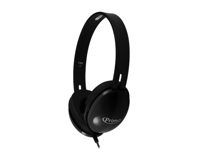 HamiltonBuhl Primo Stereo Headphones in Black (Pack 100) - PRM100B-100