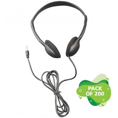 HamiltonBuhl Personal Economical Headphones pack of 200 - PER/200