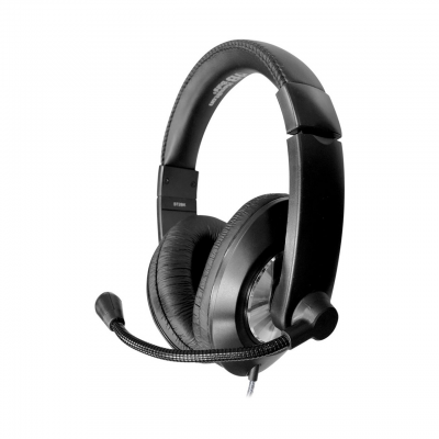 HamiltonBuhl Smart-Trek Deluxe Stereo Headset - ST2BKU