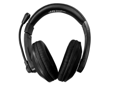 HamiltonBuhl Smart-Trek Deluxe Stereo Headset - ST2BK